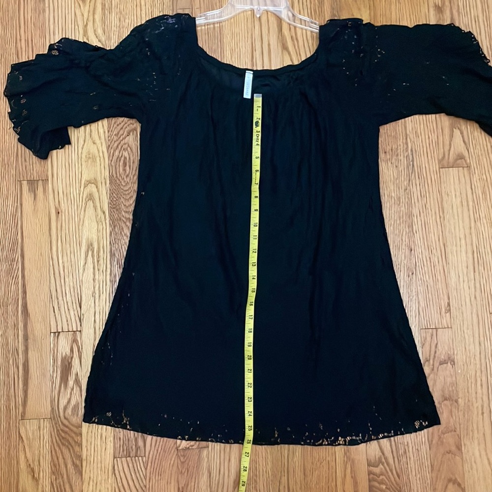 Elegant Black Lace Top